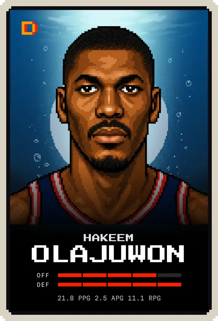 Hakeem Olajuwon card