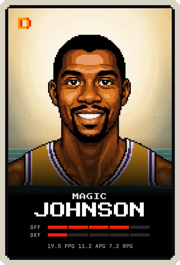 Magic Johnson card